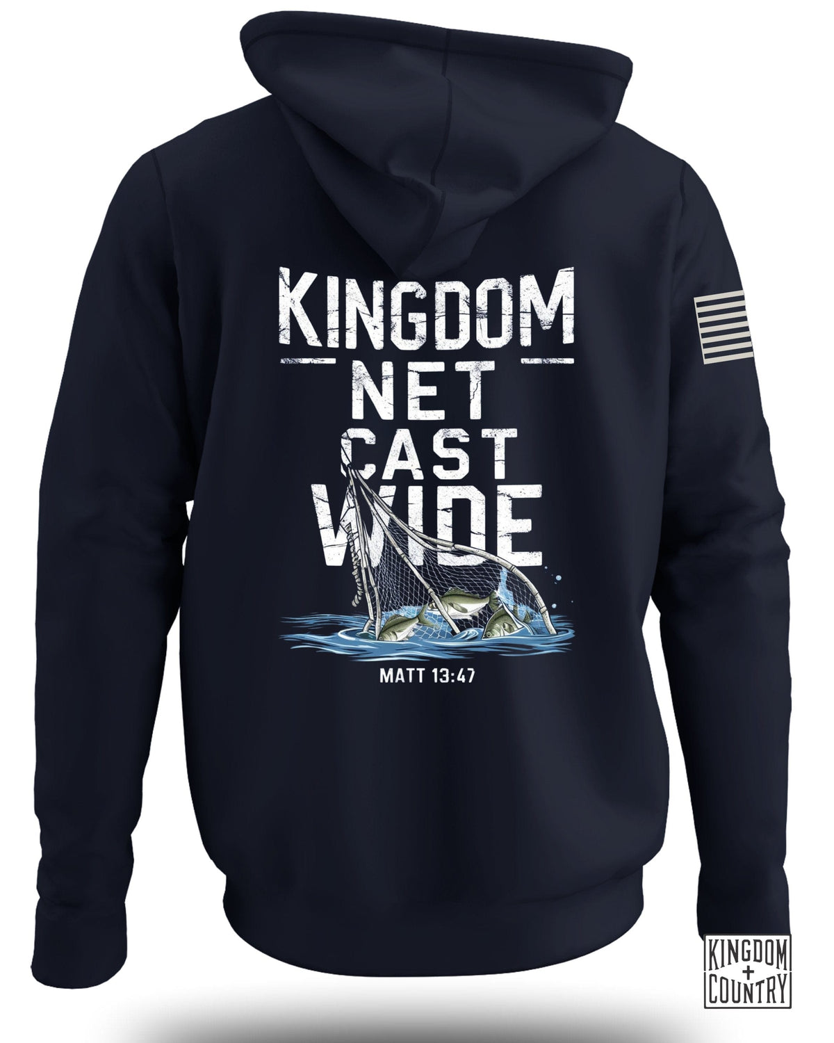 Kingdom Net Cast Wide Hoodie