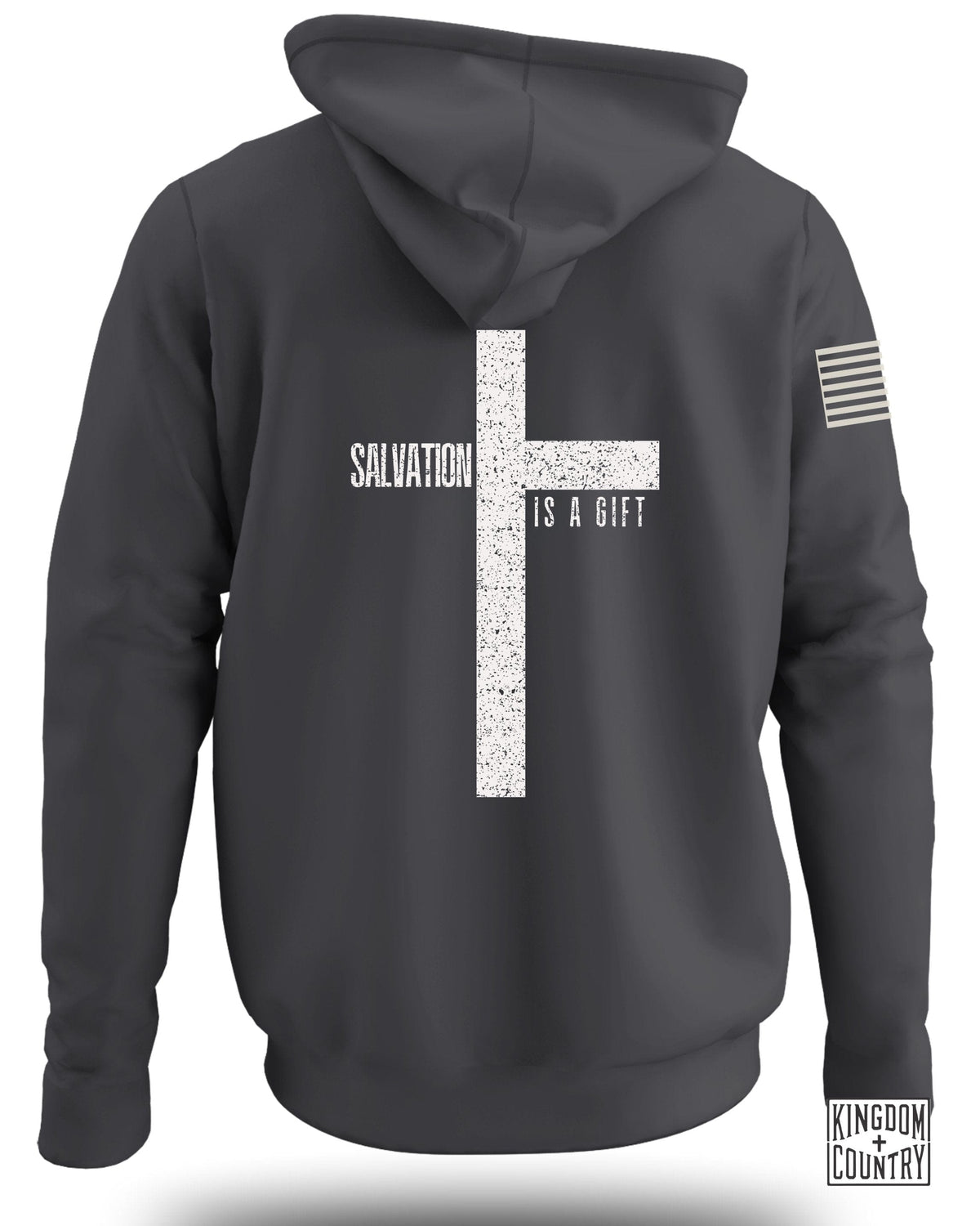 Salvation is a Gift Cross Hoodie