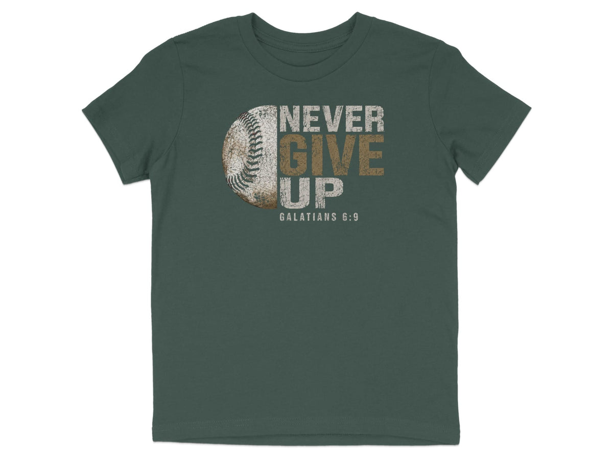 Never Give Up Youth T-Shirt