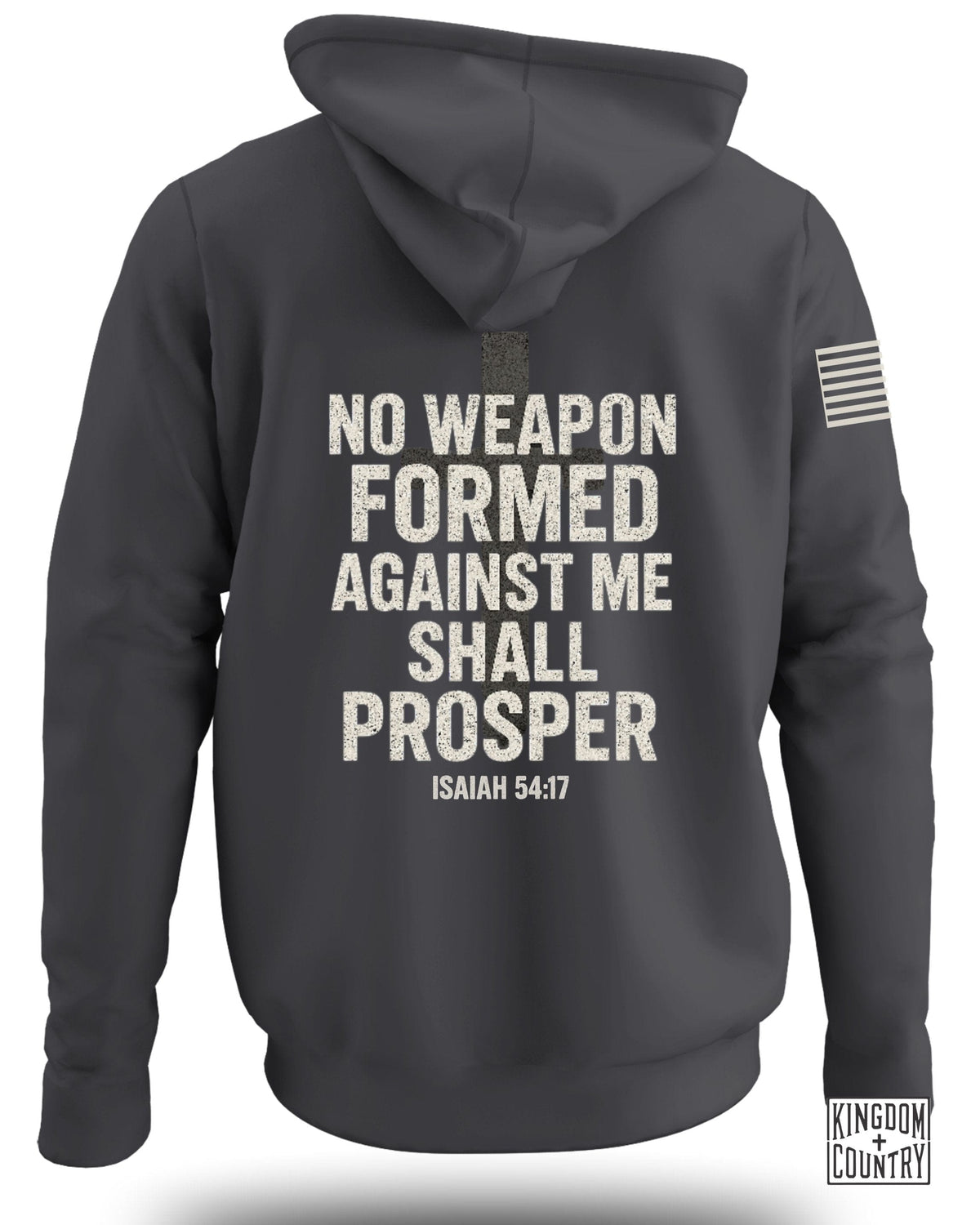 No Weapon Formed Against Me Shall Prosper Hoodie