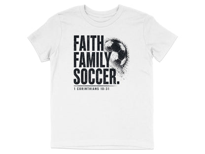 Faith Family Soccer Youth T-Shirt