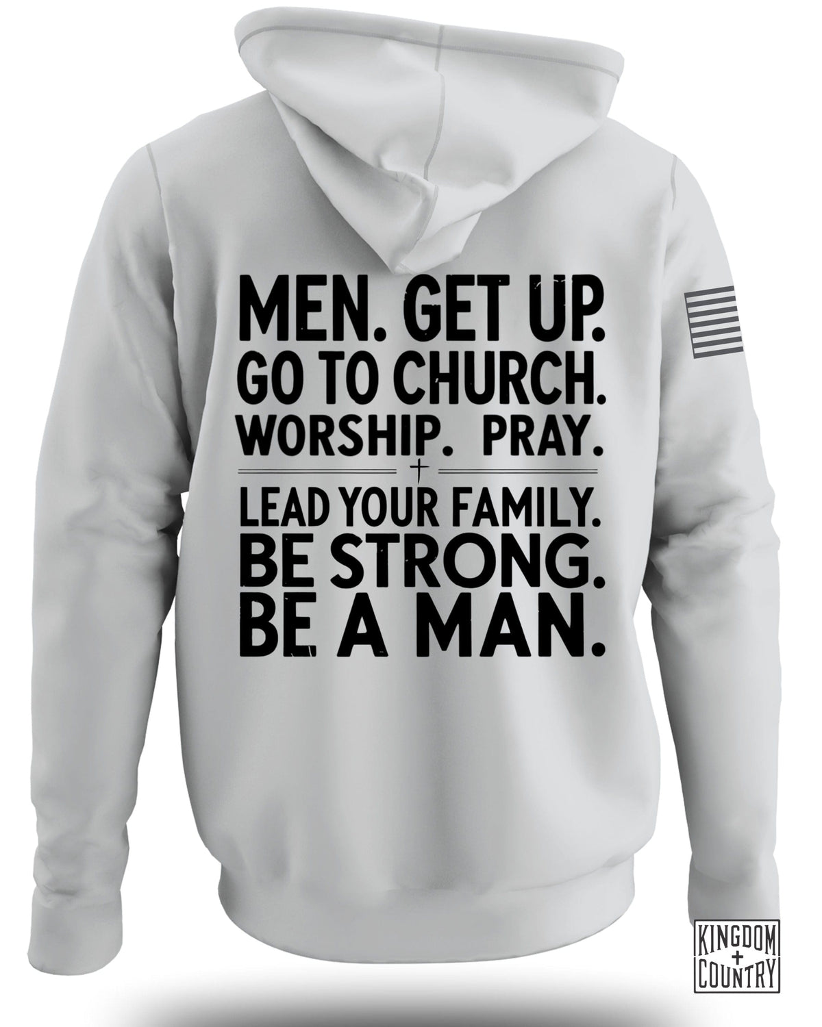 Men Get Up Hoodie