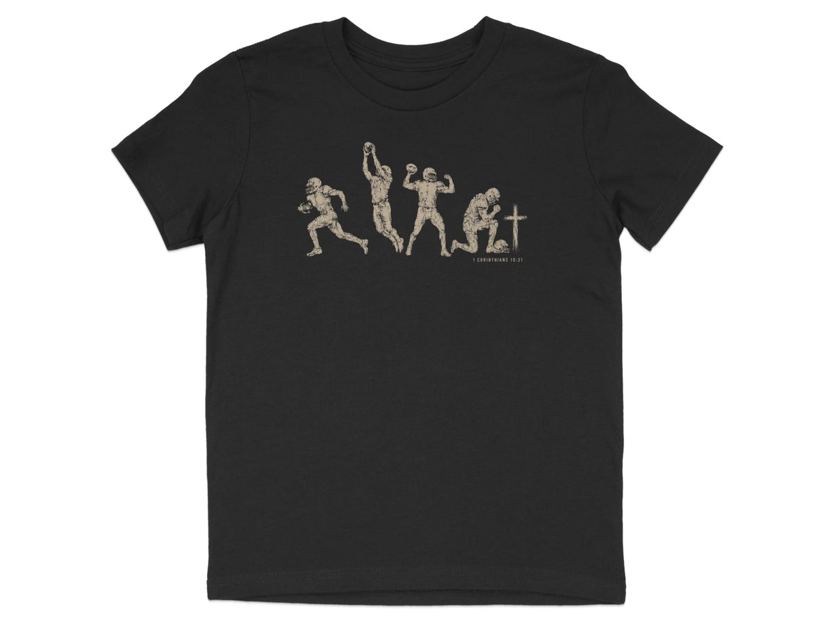 Football Faith Journey Youth T-Shirt