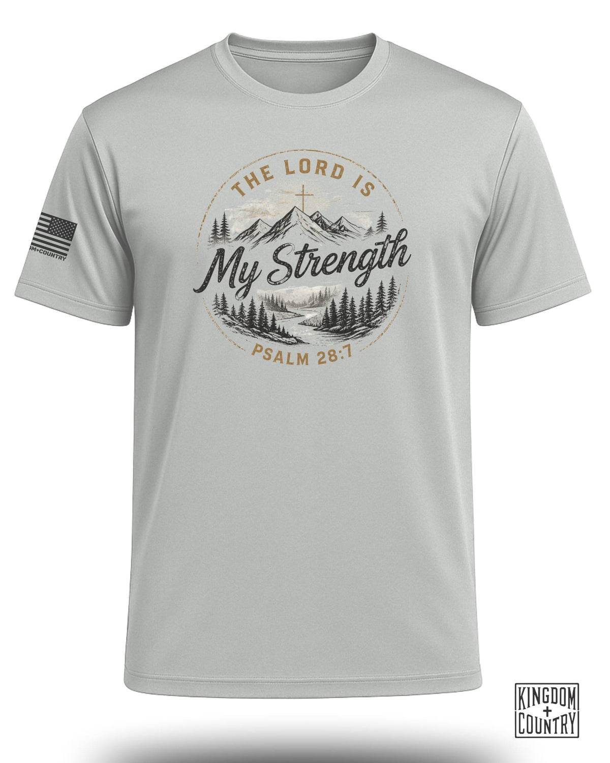 Lord Is My Strength Mountain Performance Shirt