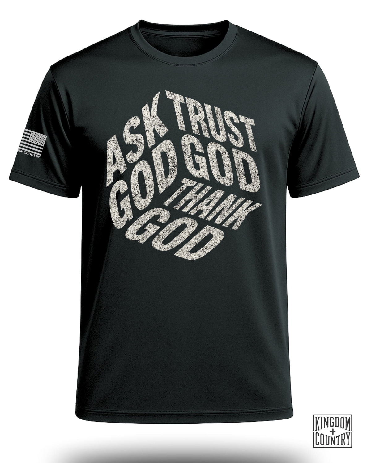 Ask Trust Thank God Performance Shirt