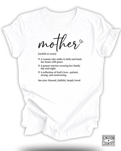 Christian Mother Definition T-Shirt