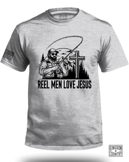 Reel Men Love Jesus T-Shirt