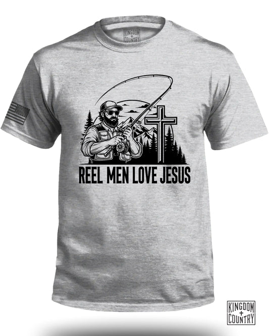 Reel Men Love Jesus T-Shirt