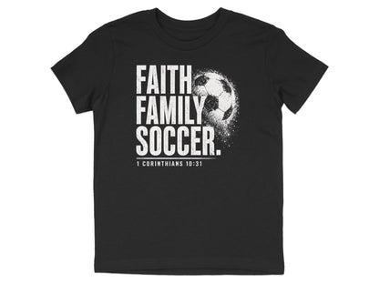 Faith Family Soccer Youth T-Shirt
