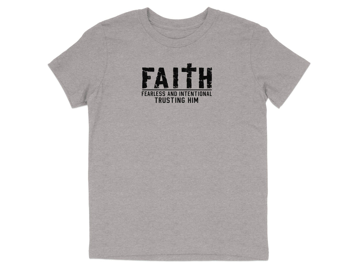 Faith Fearless Intentional Youth T-Shirt