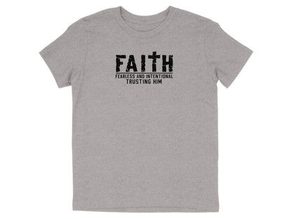 Faith Fearless Intentional Youth T-Shirt