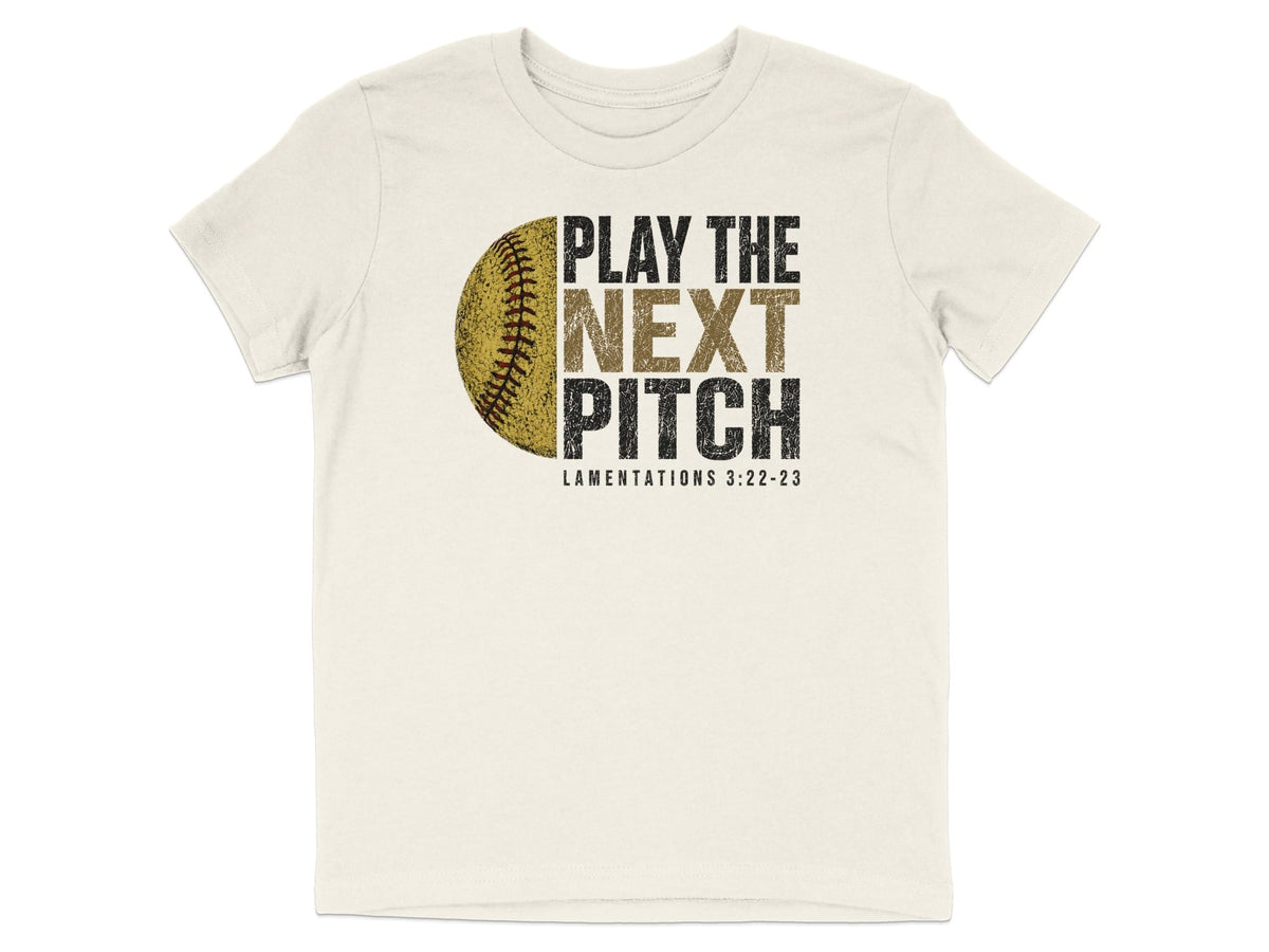 Play The Next Pitch Softball Youth T-Shirt