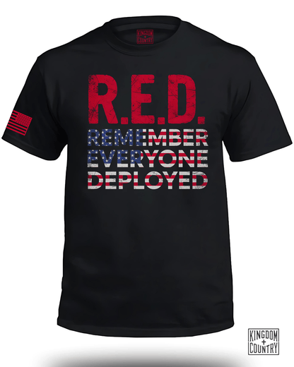 R.E.D. Remember Everyone Deployed T-Shirt