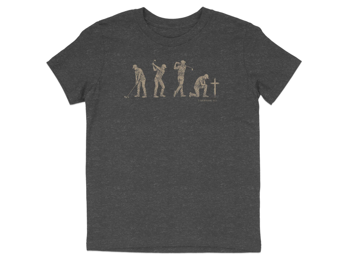 Golf Faith Journey Youth T-Shirt