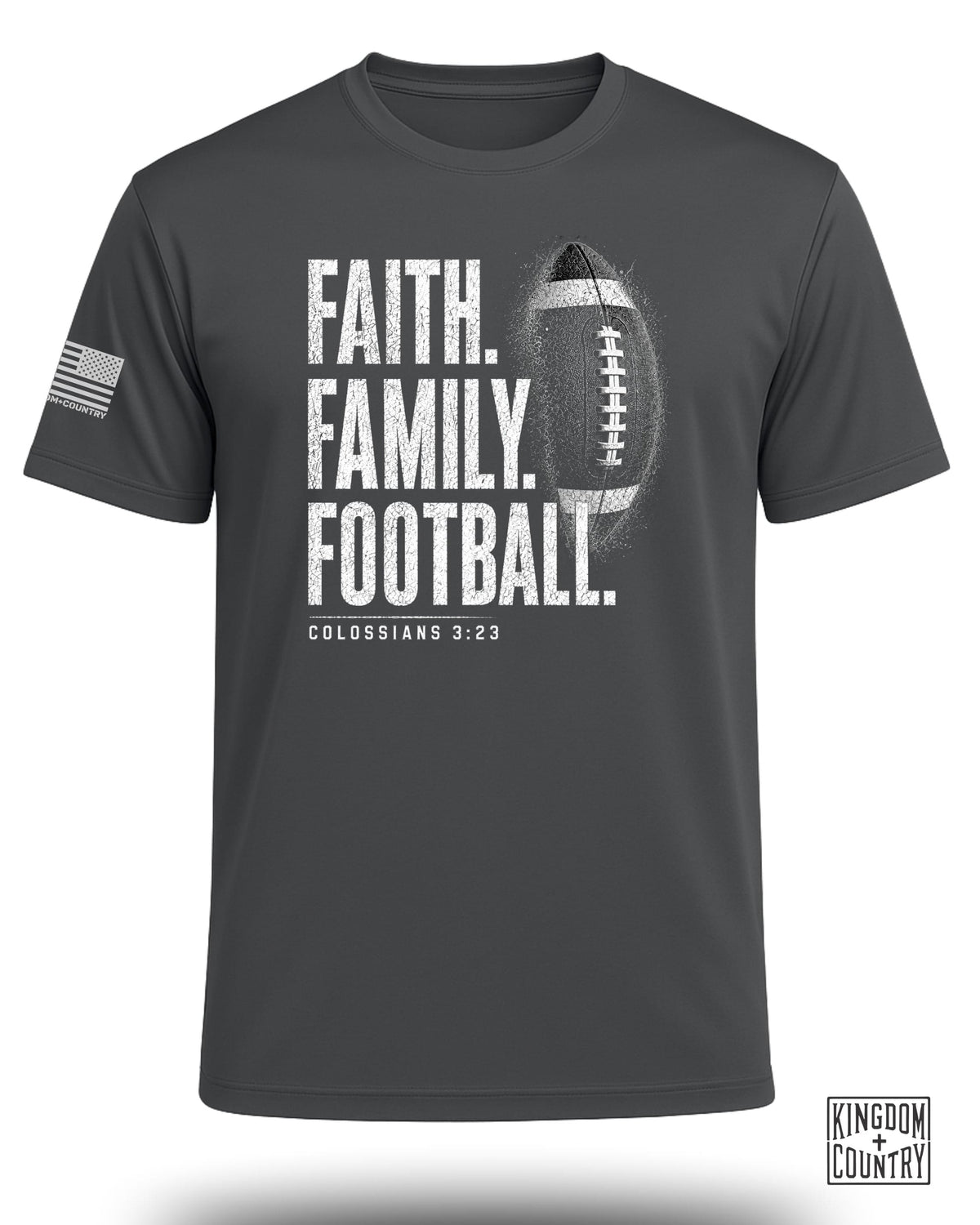 Faith Family Football Performance Shirt