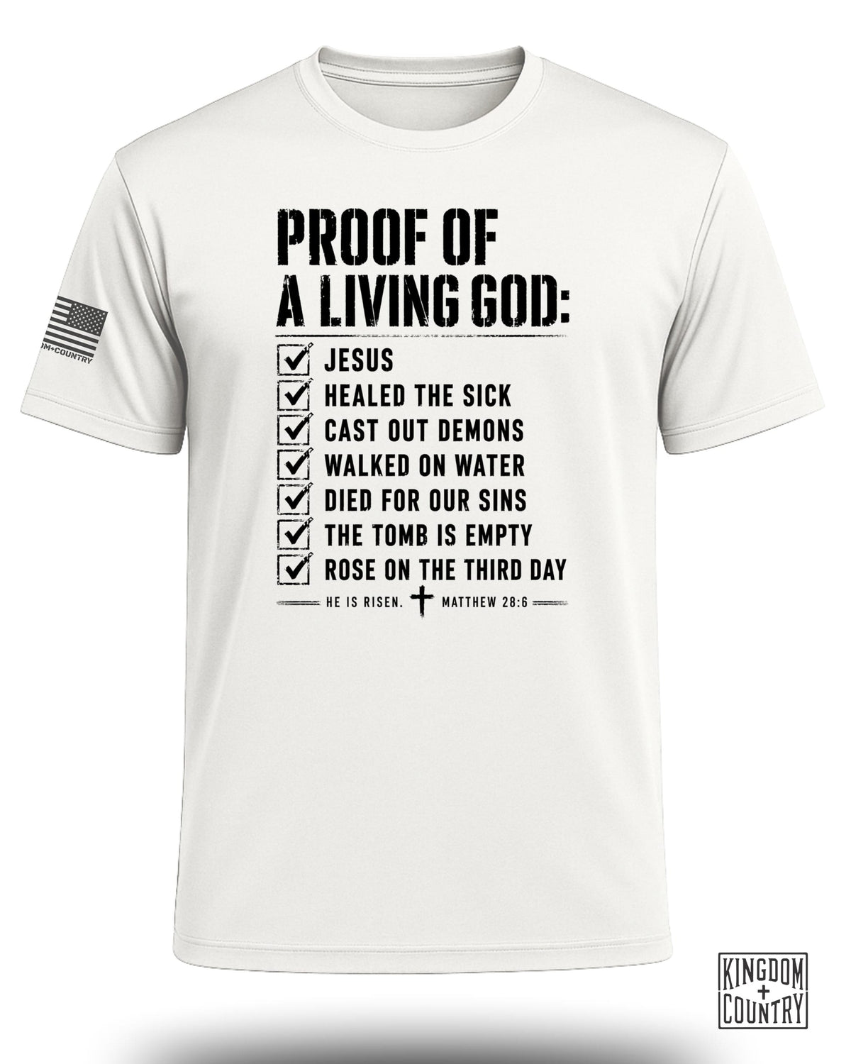 Proof of a Living God Performance Shirt
