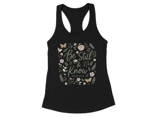 Be Still and Know Racerback Tank