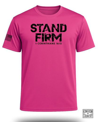 Stand Firm 1 Corinthians 16:13 Performance Shirt