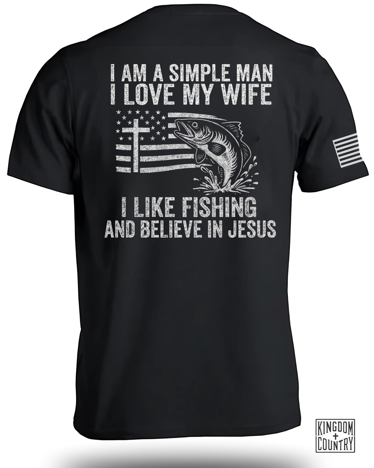 Simple Man Fishing T-Shirt