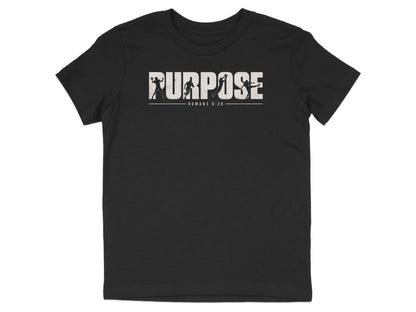 Romans 8:28 Football Youth T-Shirt