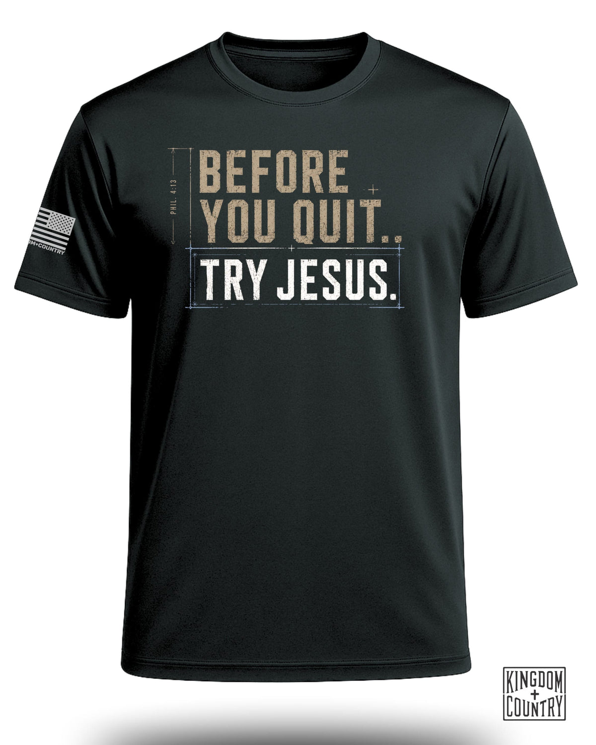 Try Jesus Blueprint Performance Shirt
