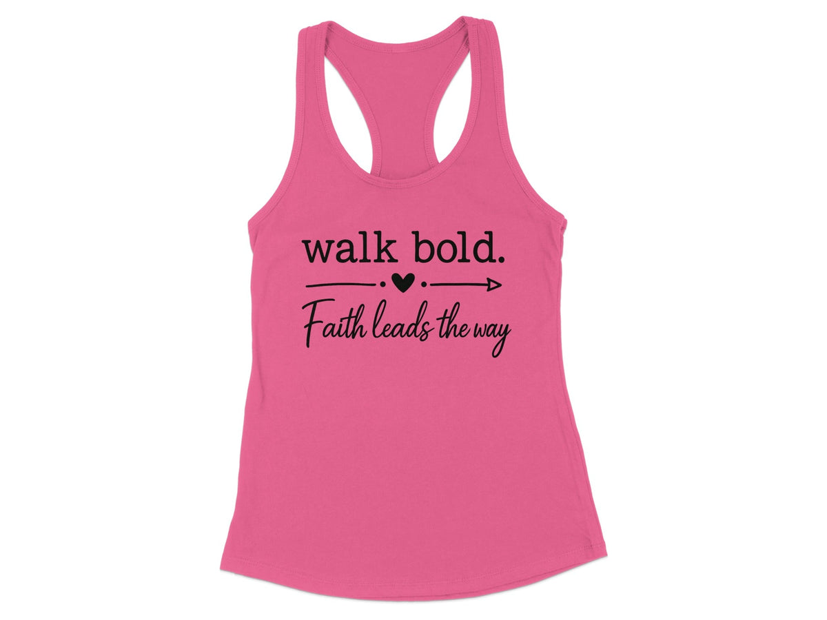 Faith Leads The Way Racerback Tank