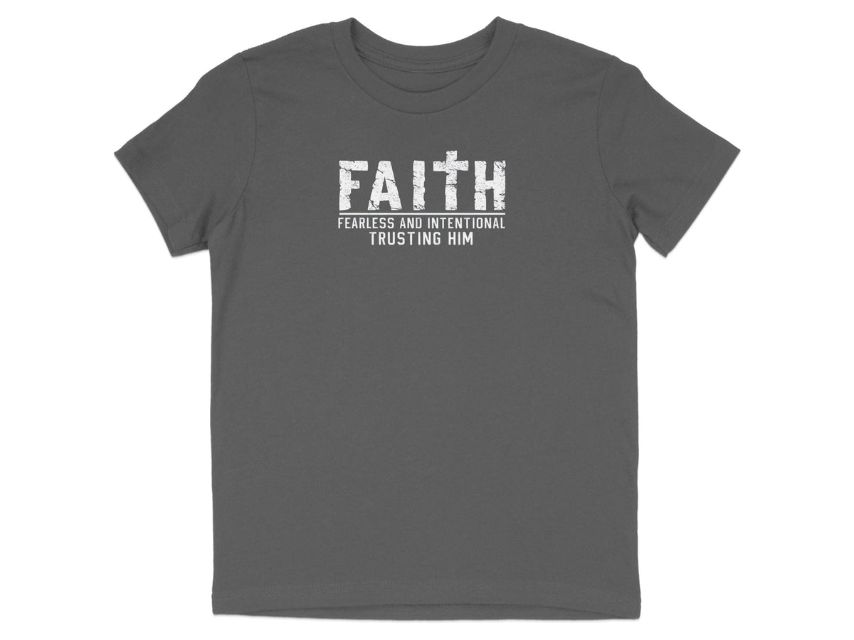 Faith Fearless Intentional Youth T-Shirt