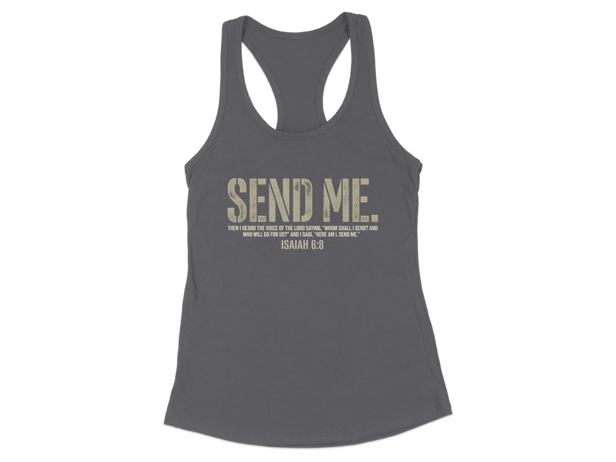 Send Me Isaiah 6:8 Racerback Tank