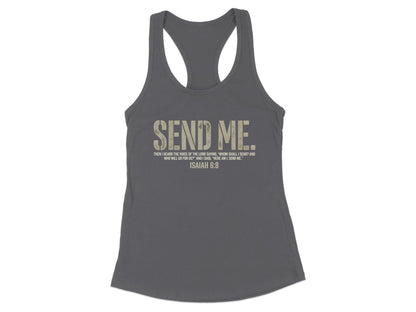 Send Me Isaiah 6:8 Racerback Tank