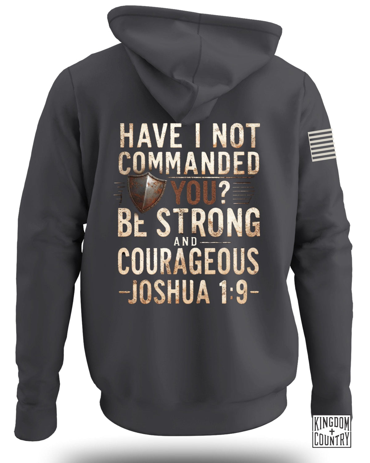 Be Strong And Courageous Hoodie