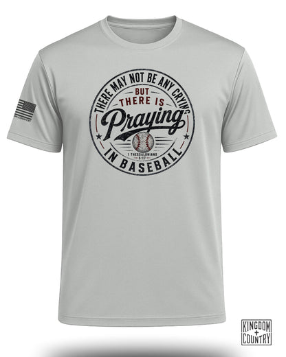 Praying in Baseball Performance Shirt