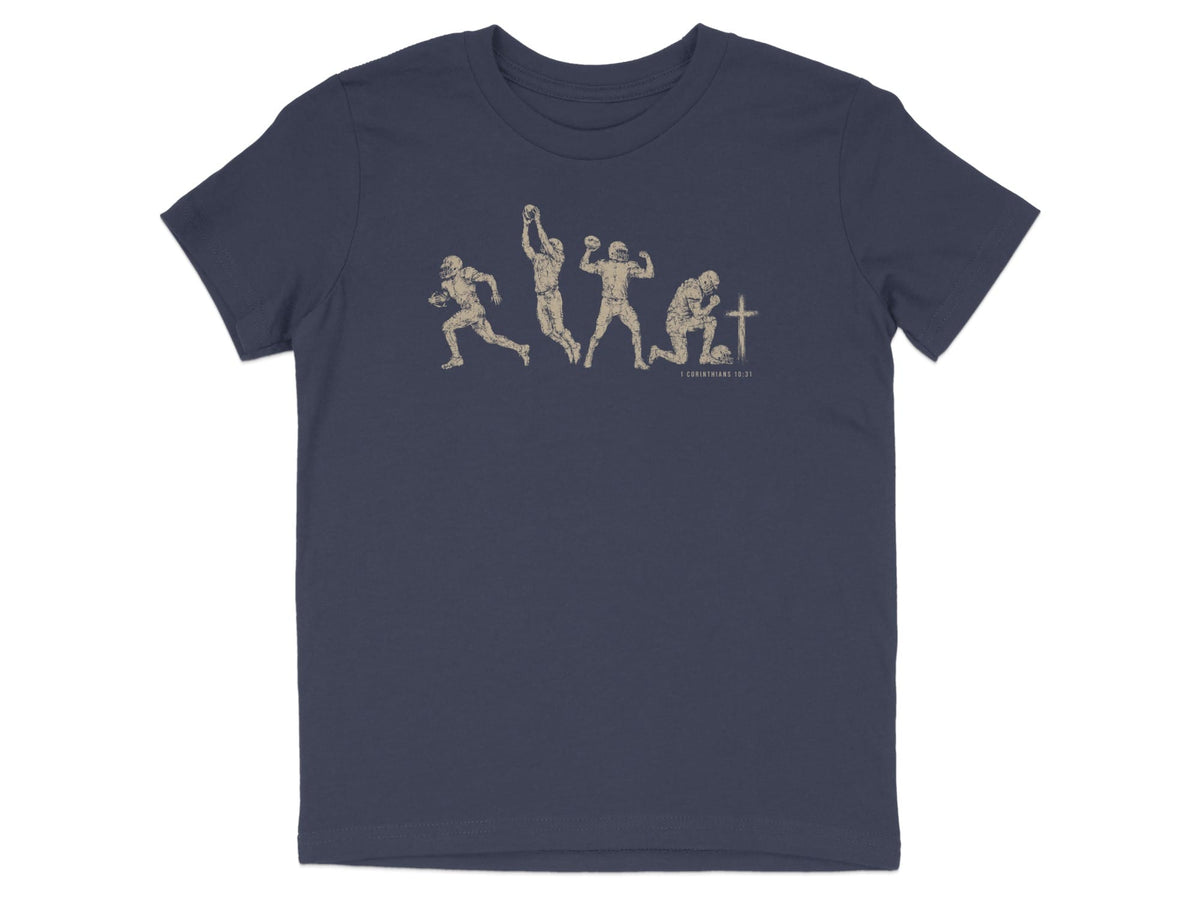 Football Faith Journey Youth T-Shirt