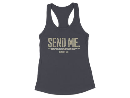 Send Me Isaiah 6:8 Racerback Tank