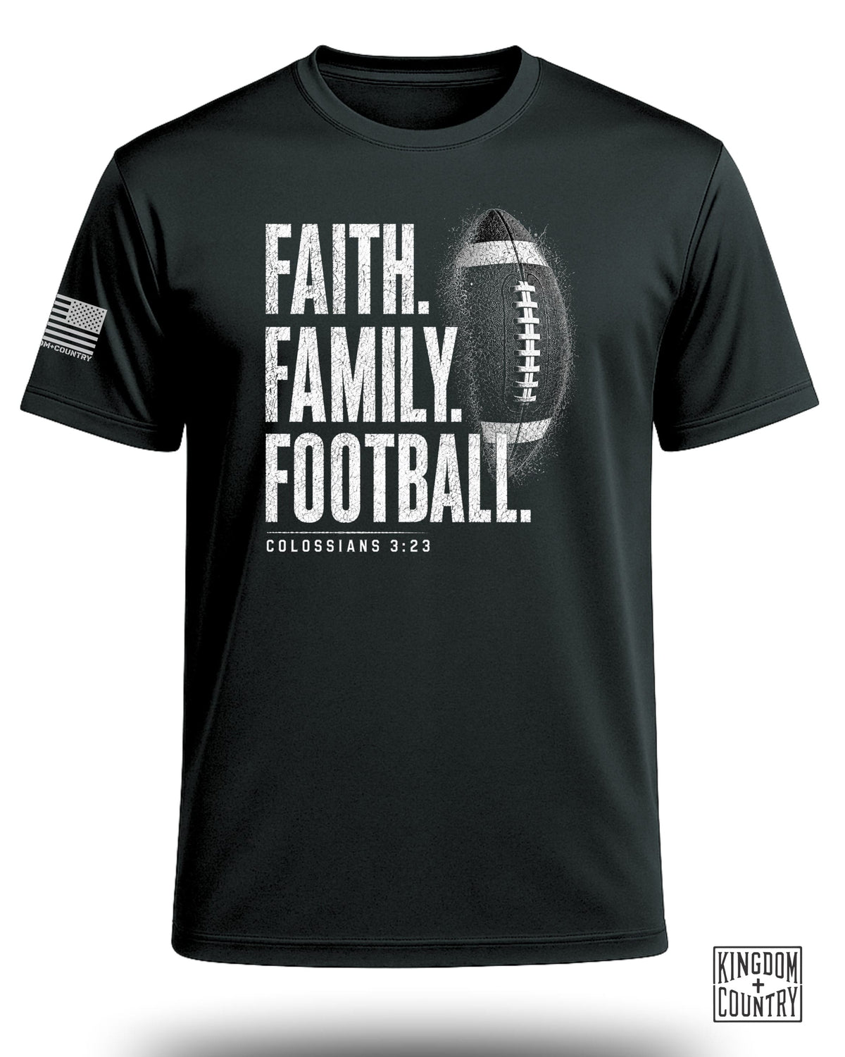 Faith Family Football Performance Shirt