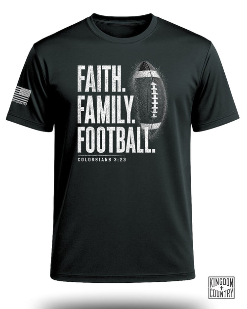 Faith Family Football Performance Shirt