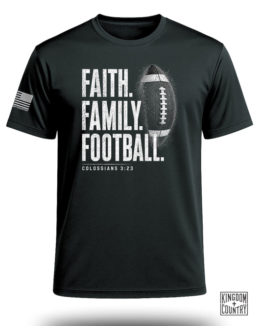 Faith Family Football Performance Shirt