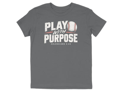 Play With Purpose Baseball Youth T-Shirt