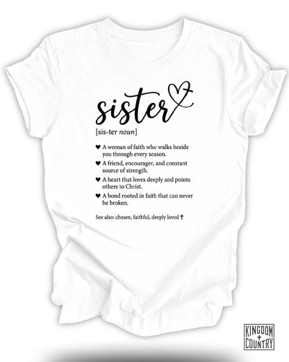 Christian Sister Definition T-Shirt