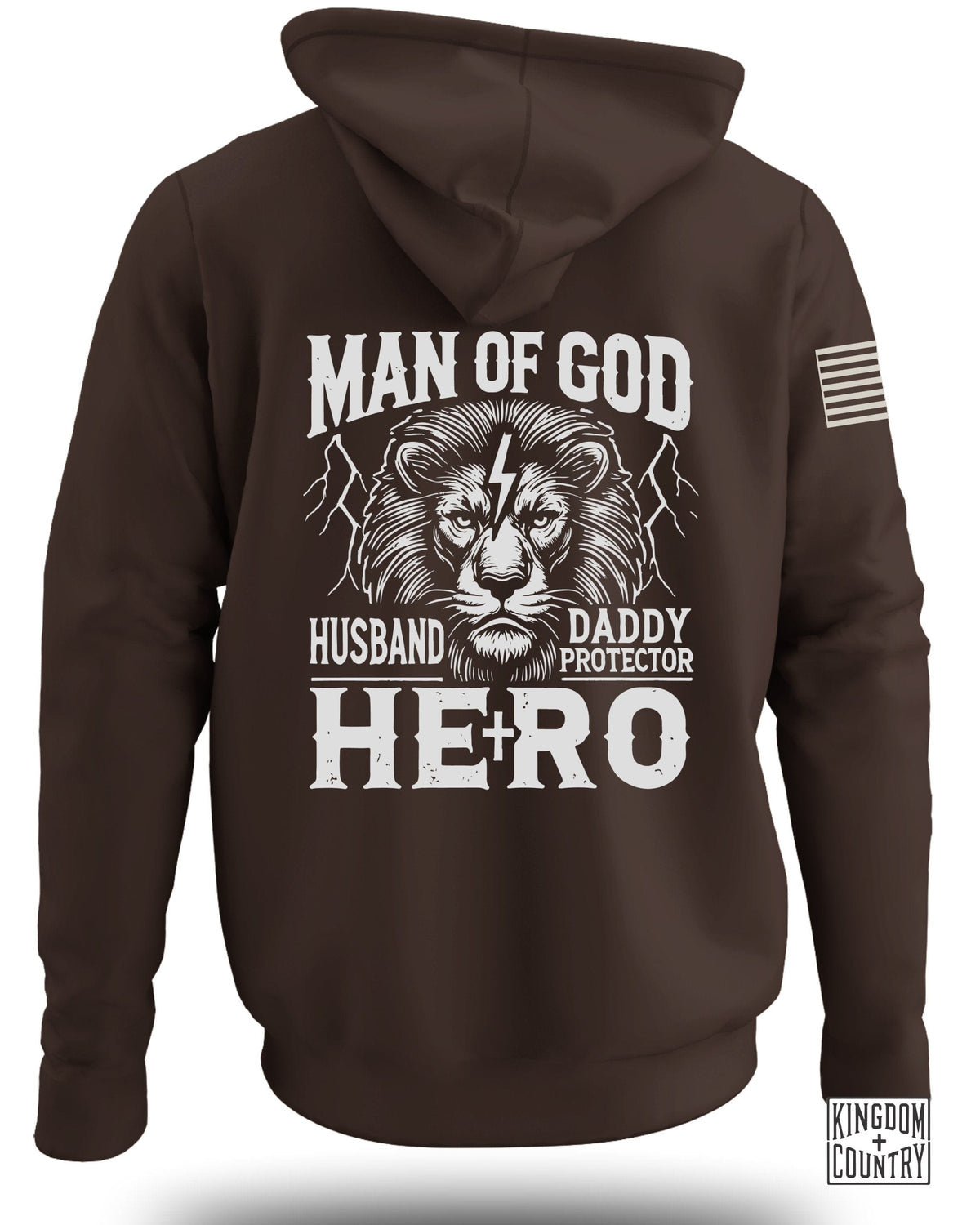 Man Of God Husband Daddy Hero Hoodie