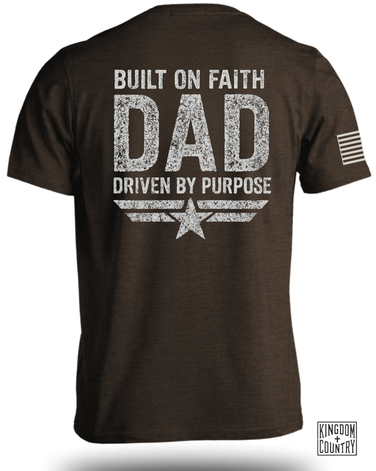 Dad Built On Faith Driven By Purpose T-Shirt