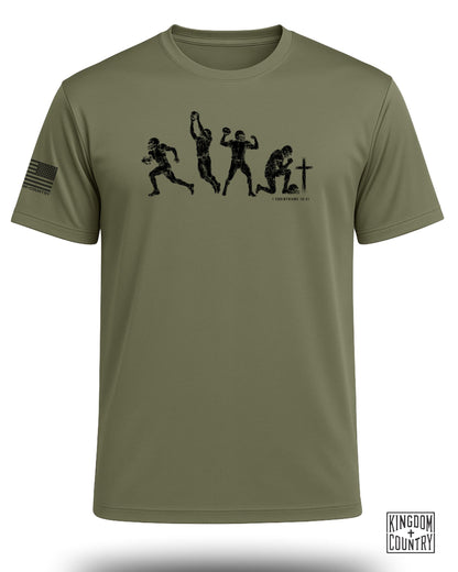 Gridiron Faith 1 Corinthians 10:31 Performance Shirt