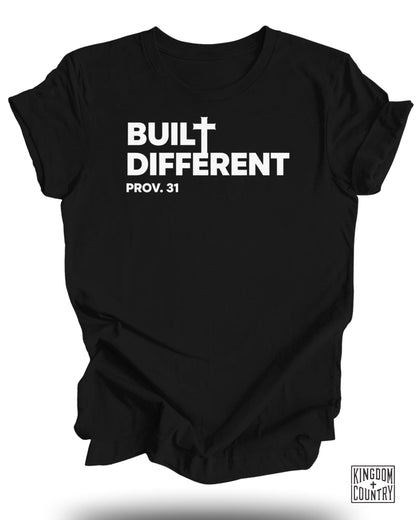 Built Different PROV 31 Women Christian T-Shirt