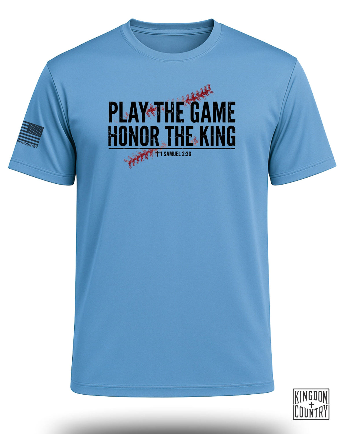 Play The Game Faith Baseball Performance Shirt