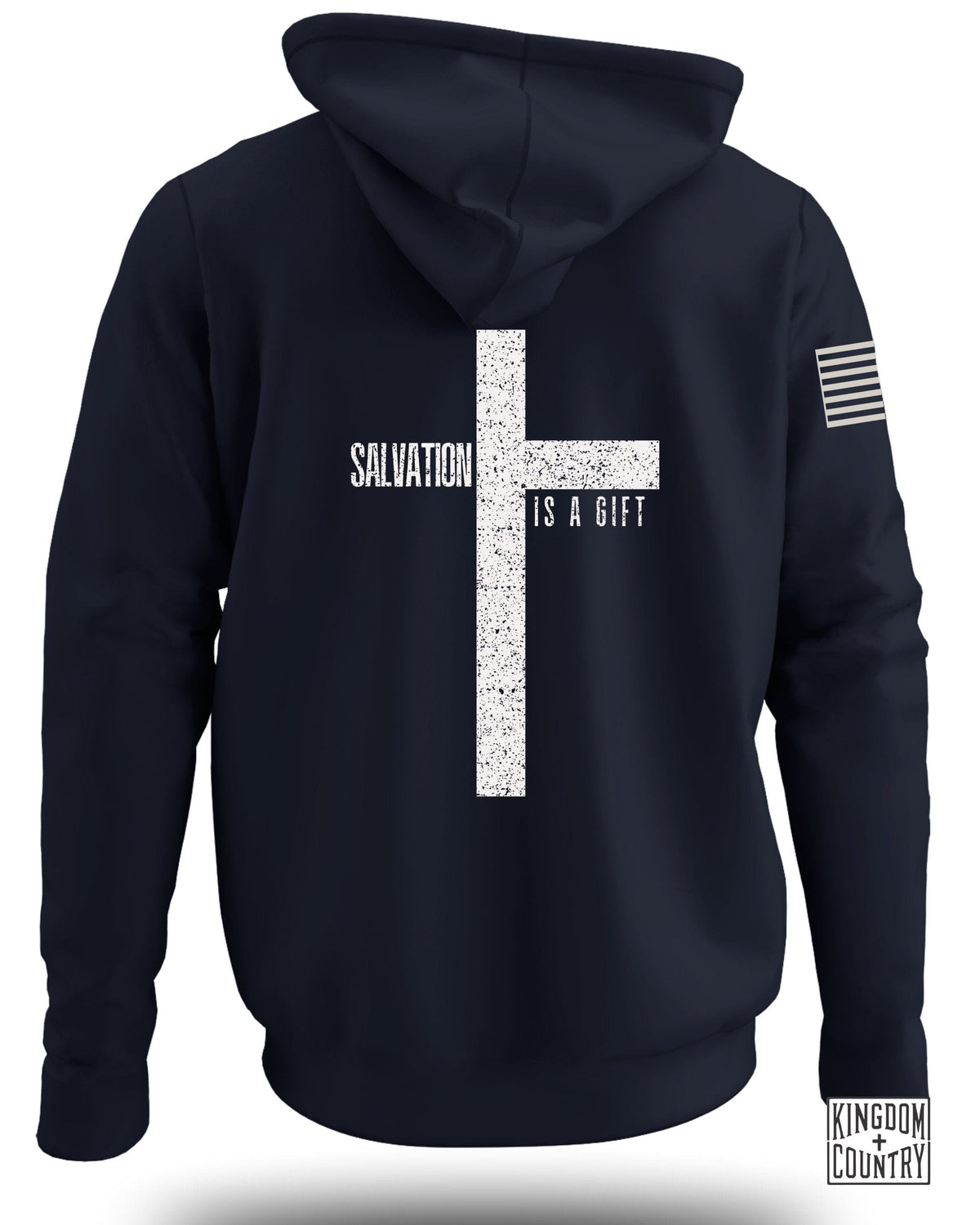 Salvation is a Gift Cross Hoodie