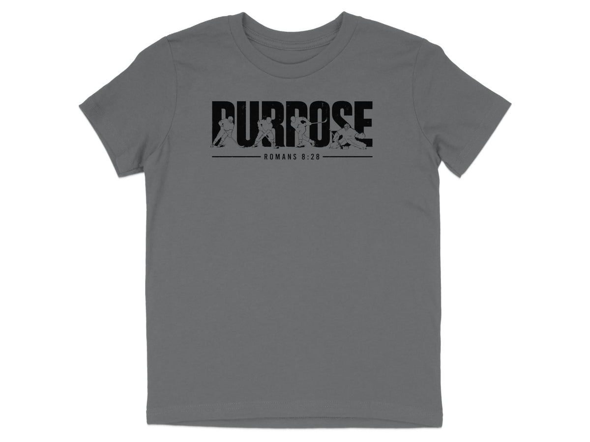 Romans 8:28 Hockey Youth T-Shirt