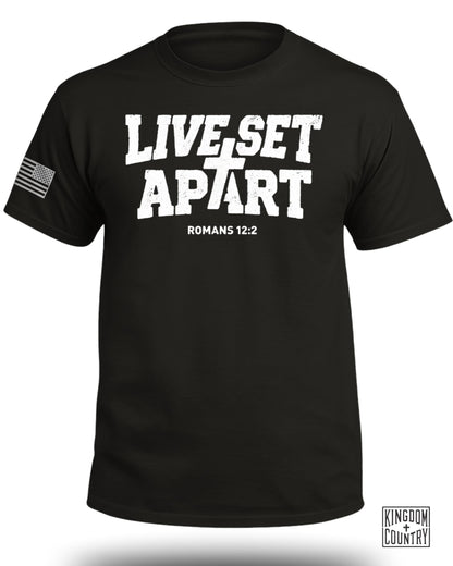 Live Set Apart Romans 12:2 T-Shirt