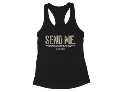 Send Me Isaiah 6:8 Racerback Tank