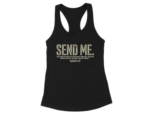 Send Me Isaiah 6:8 Racerback Tank