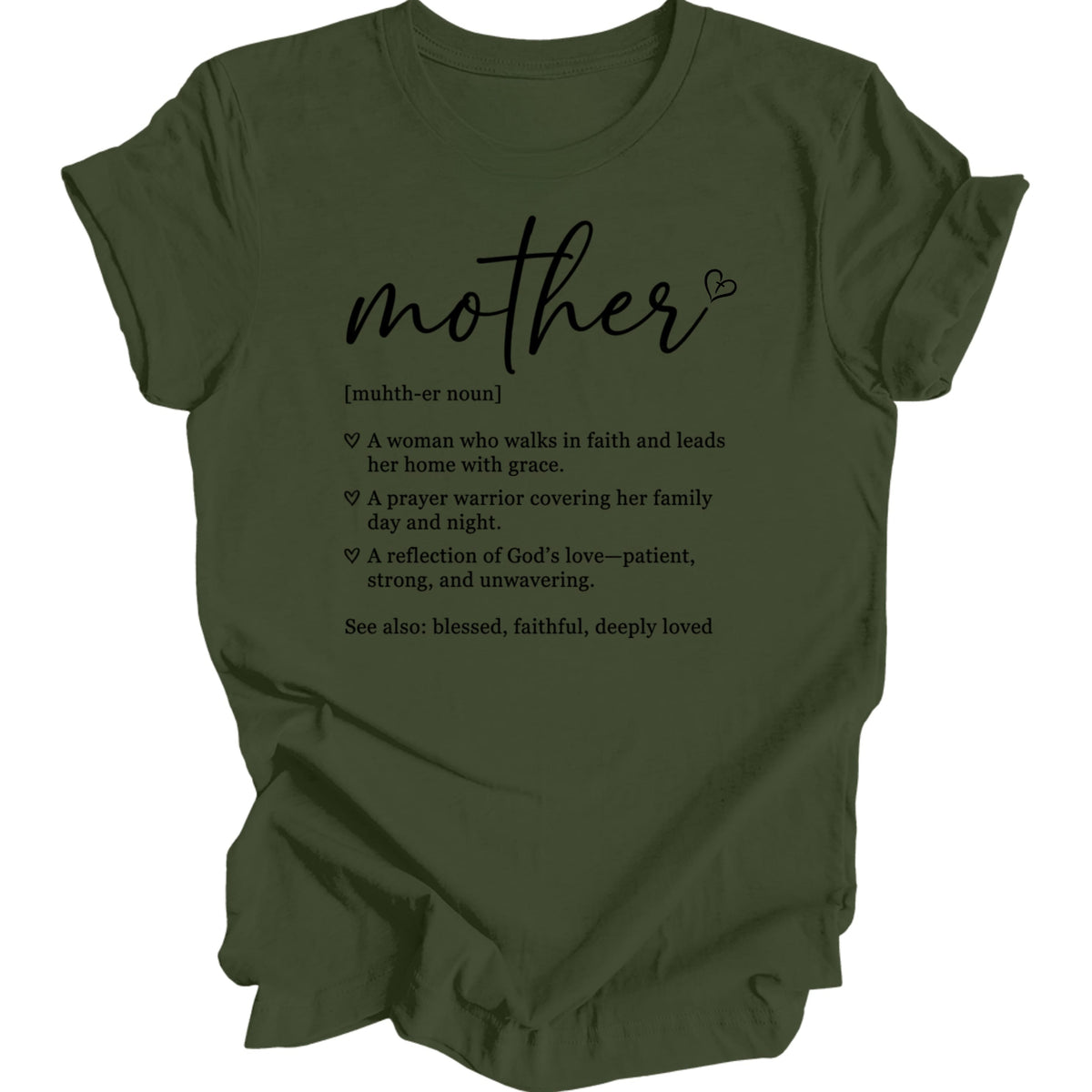 Christian Mother Definition T-Shirt