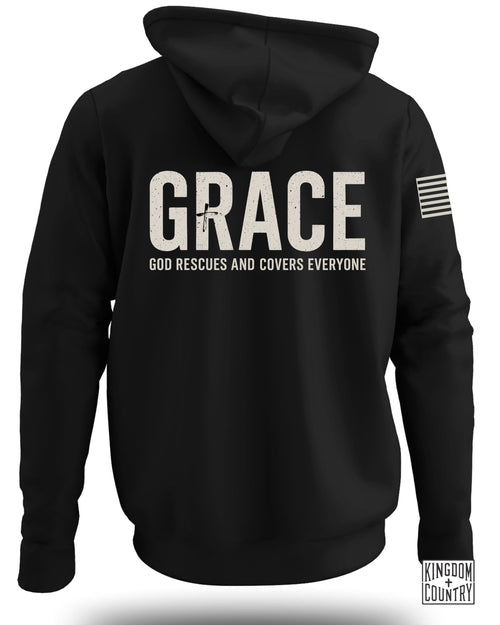 Grace God Rescues Everyone Hoodie